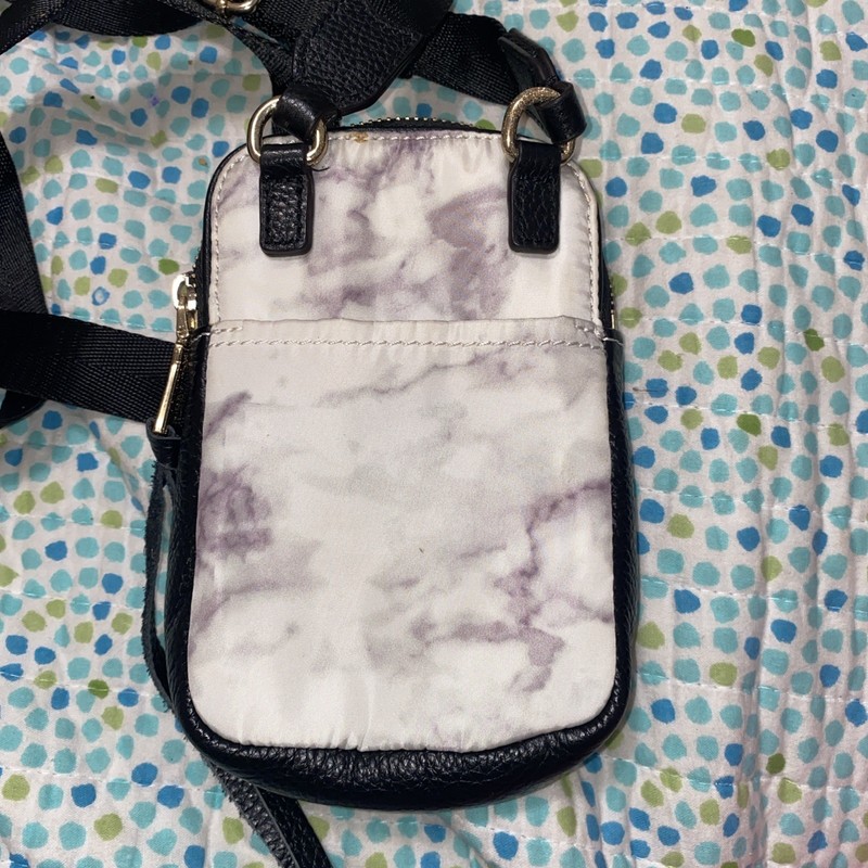 Aimee Kestenberg ‘Just Saying’ Crossbody Phone Bag Gray/ White Marble gallery