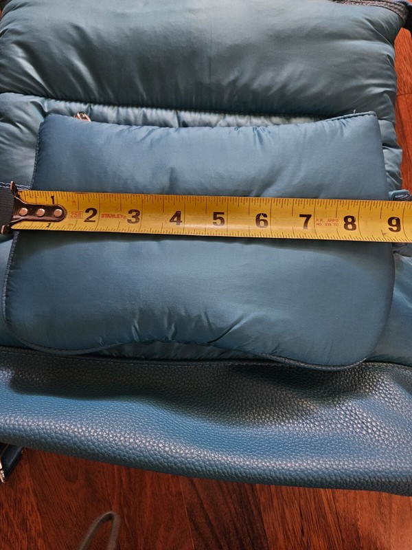 Laundry By Shelli Segal Real Puffer Backpack And Waist Belt Pack Teal Blue New gallery