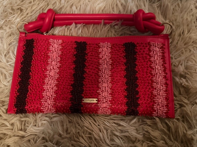 cult gaia hera nano bag lollipop Gaia Beaded Red Shoulder Holiday