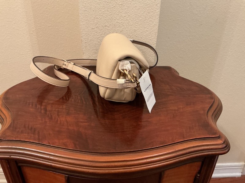 NWT Coach Pillow Tabby Shoulder/Crossbody Bag 18 In Ivory- Style# C3880 gallery