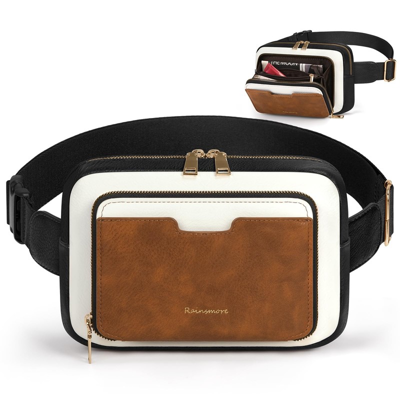 Crossbody Bag Women Elegant Fanny Pack Waist Bag for Women Adjustable a…
