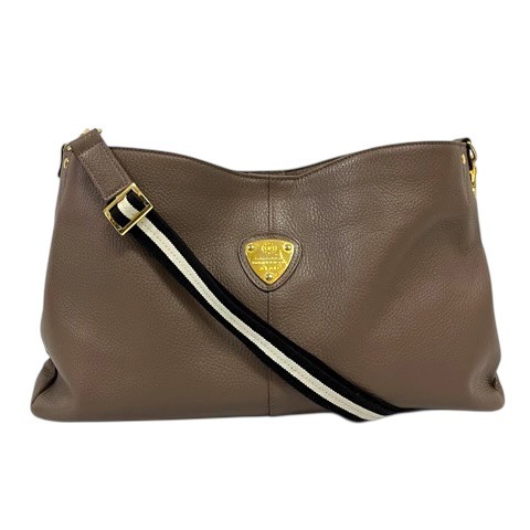 ATAO Brown Leather 2Way Shoulder Bag Vintage, 24cm x 46cm, B Condition
