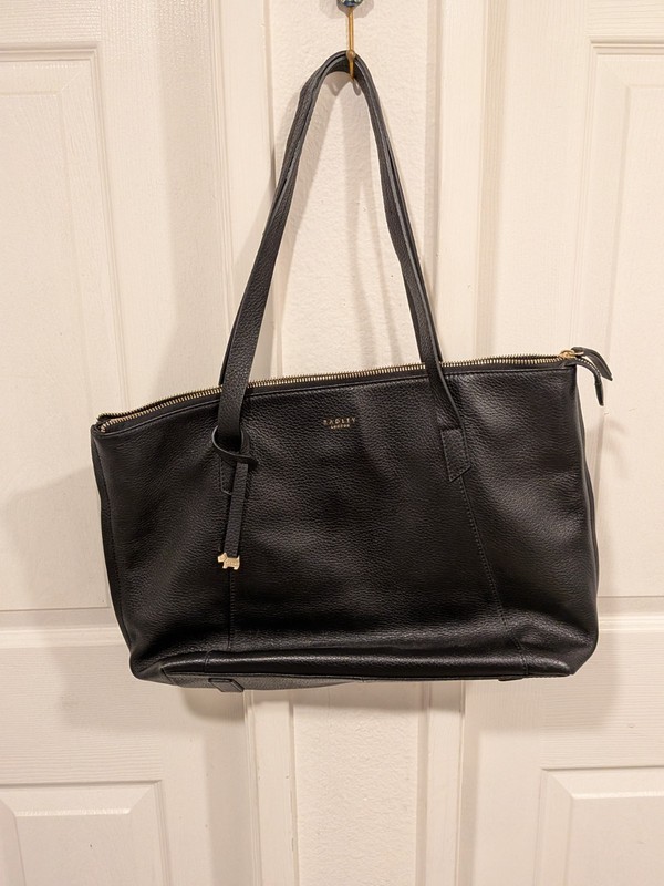 RADLEY LONDON Wood Street Leather Shoulder Tote Black