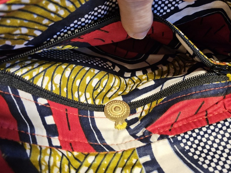 Ankara Goddess Wristlet Clutch Bag African Print Tribal Coin Purse Artist Made gallery