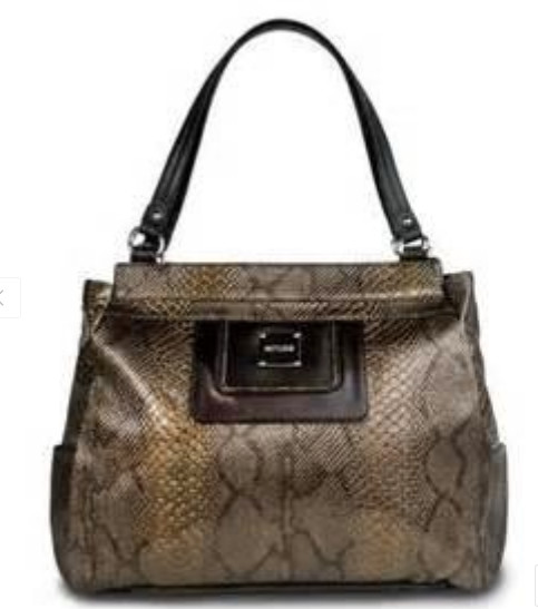 New Miche Jennifer Prima Shell Metallic Bronze Snakeskin Textured Cover Only