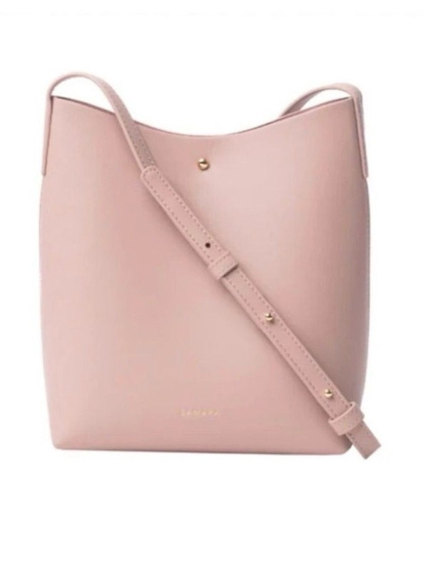 Anthropologie SAMARA Medium Shoulder Bag Peony Vegan Leather