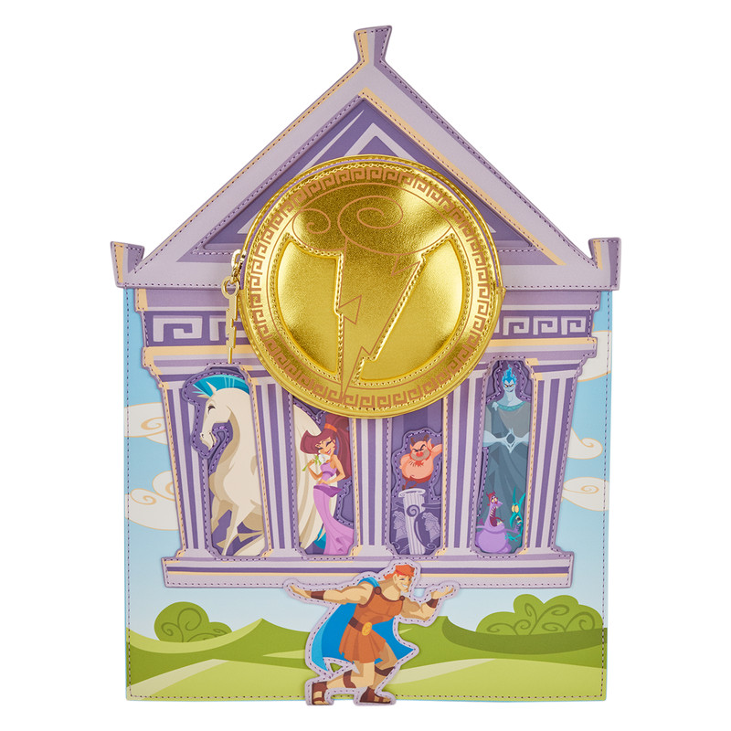 Loungefly Disney Hercules Exclusive Mini Backpack Mount Olympus Clouds Muses Bag