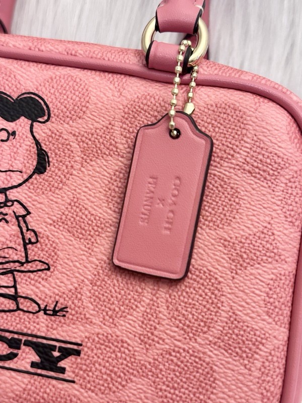 Coach X Peanuts Satchel Crossbody Bag In Signature Canvas With Lucy CBJ62 gallery