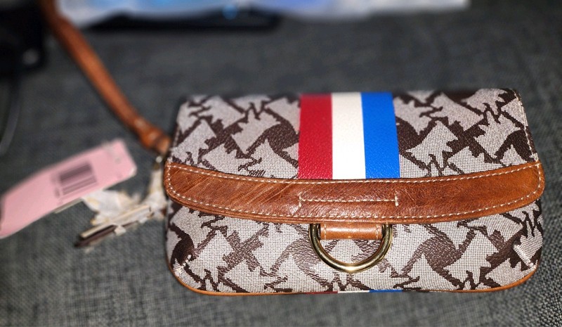 MONOGRAM JUICY COUTURE CLUCH