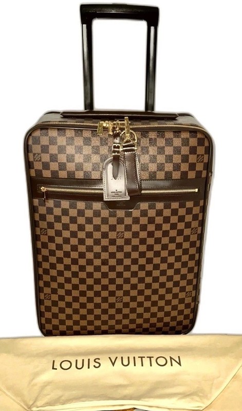 Louis Vuitton Pegase Bag Suitcase w/ Coa Garment Lock Key Damier Ebene 🎊 gallery