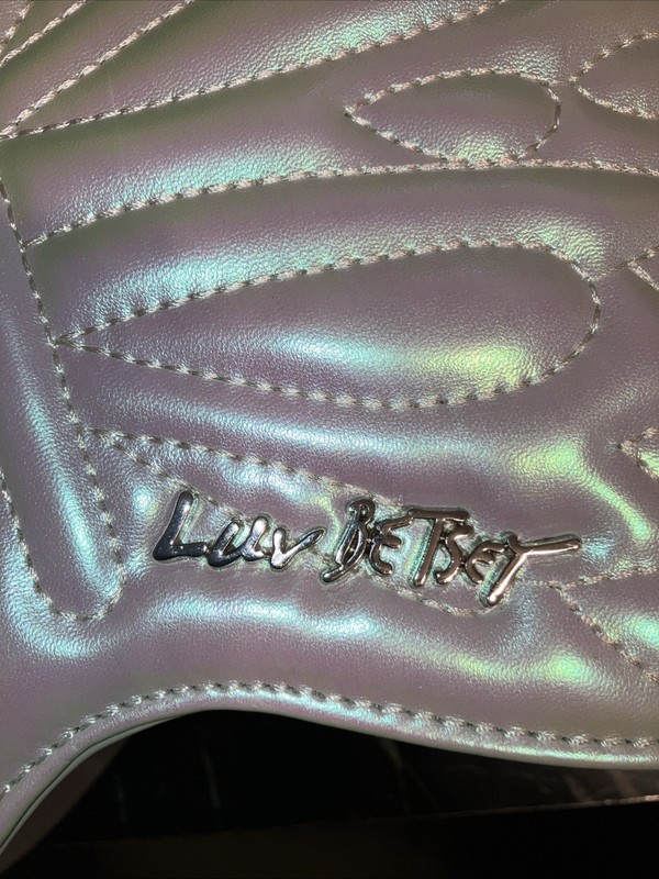 Luv Betsy Purse, Butterfly, Silver, 10 x 8 in, New gallery