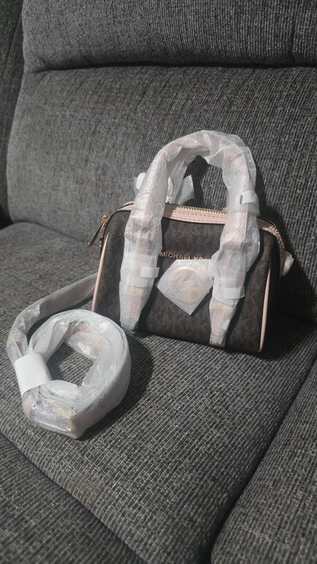 Michael Kors Bedford Legacy XS (Extra-Small) Duffel Crossbody Bag – Soft Pink