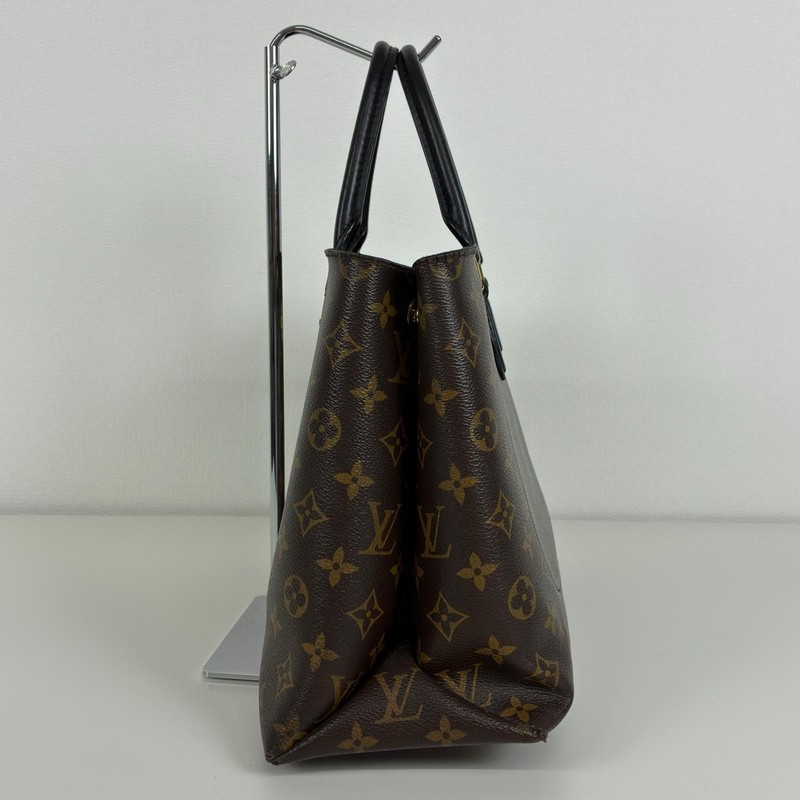 LOUIS VUITTON Flower tote Handbag M43550 Monogram canvas Brown gallery