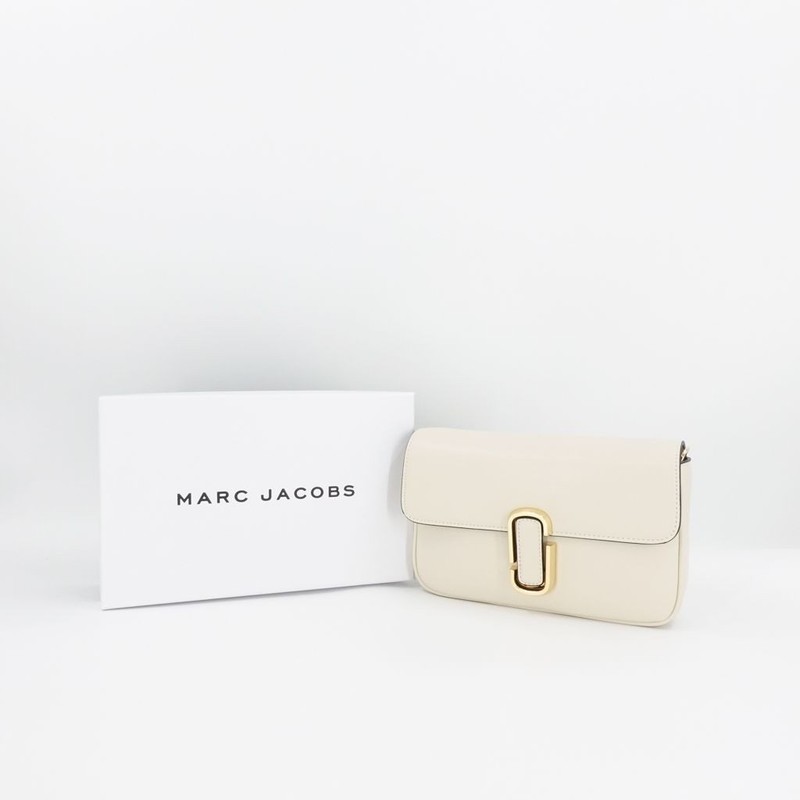 Marc Jacobs Women's The J Marc Classic Crossbody Shoulder Bag White OS gallery