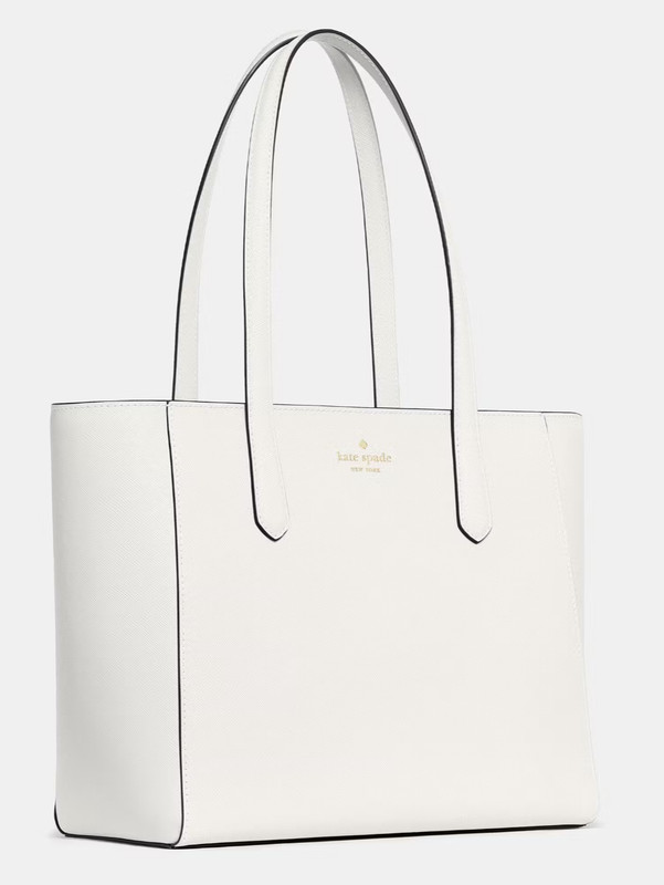 Kate Spade Gwen Tote Saffiano Meringue White Bag KP070 NWT Purse $359 Retail