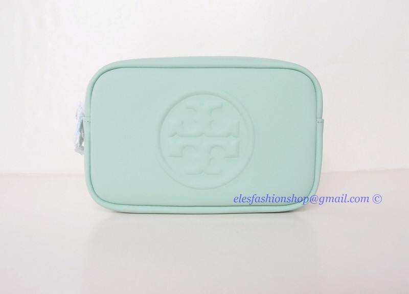 NEW Tory Burch Perry Bombe Mini Matte Leather Crossbody Bag MINT CHIP AUTHENTIC gallery