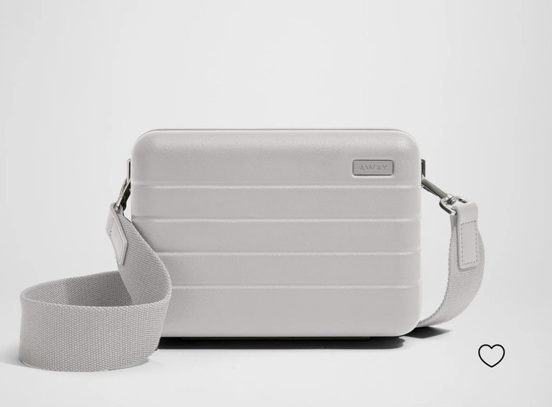 100% AUTHENTIC BRAND NEW AWAY Mini Crossbody in CLOUD GREY IN HAND NEVER USED