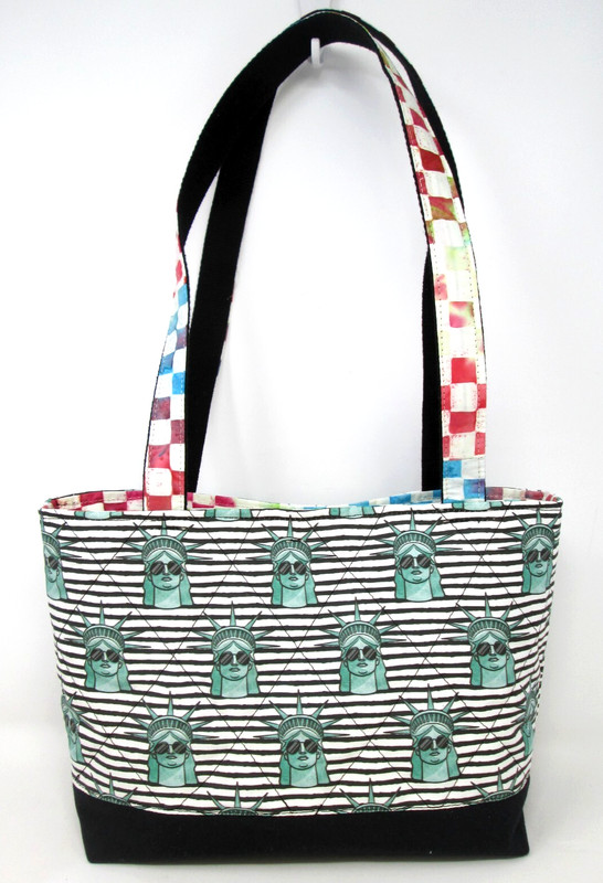 Statue of Liberty Purse Tote Bag Handmade USA 2026 Patriotic American OOAK gallery