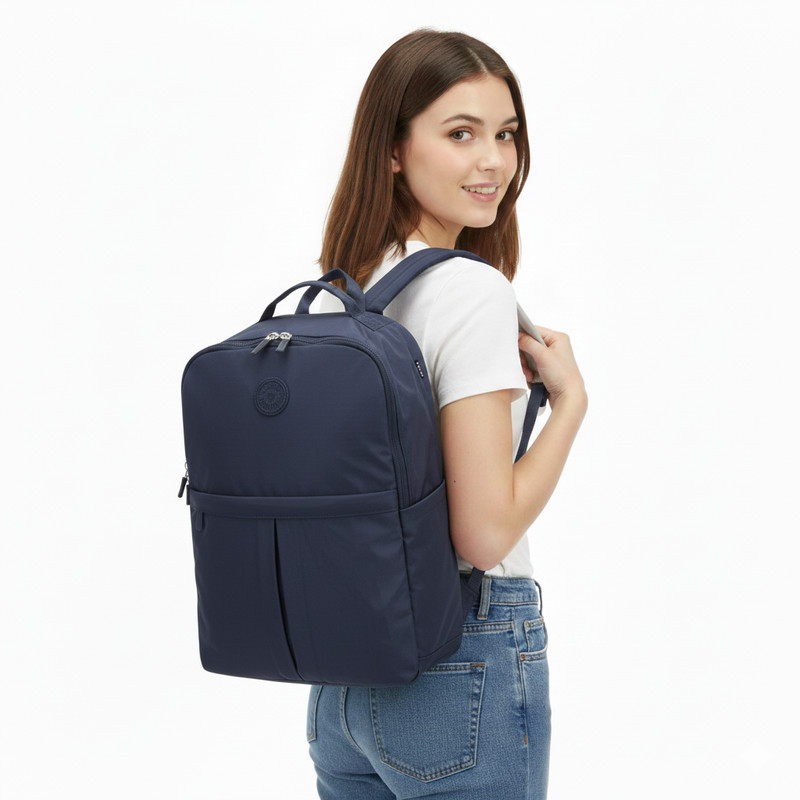 Lightweight Water-Resistant Nylon Backpack Travel School Work Daypack for Women gallery